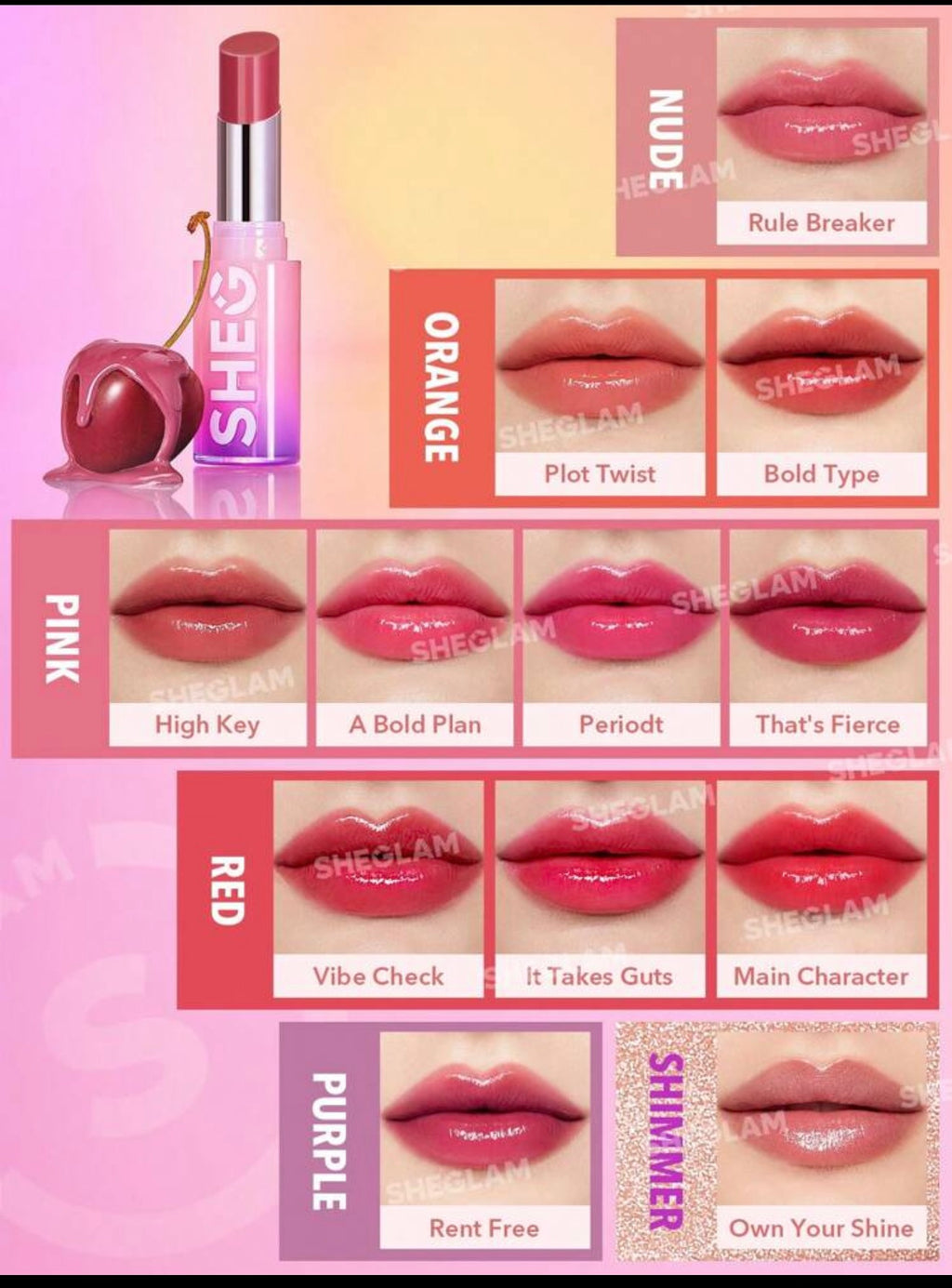 SHEGLAM LABIALES 🔥